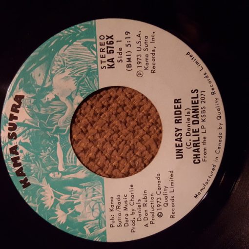 Charlie Daniels - Uneasy Rider / Funky Junky (7") (Near Mint (NM or M-))