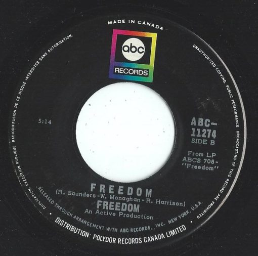 Freedom (9) - Nobody (7") (Near Mint (NM or M-))