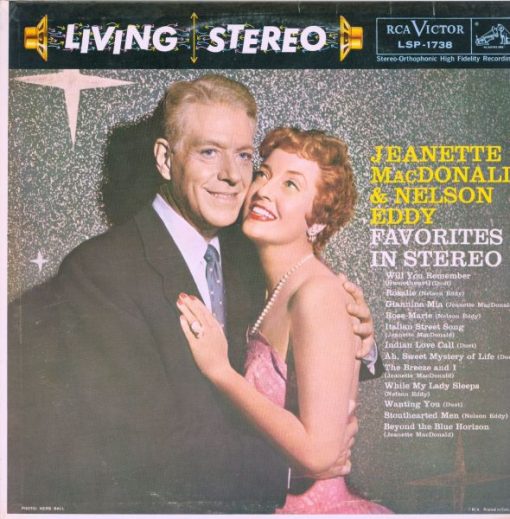 Jeanette MacDonald & Nelson Eddy - Favorites In Stereo (LP, Album) (Mint (M))