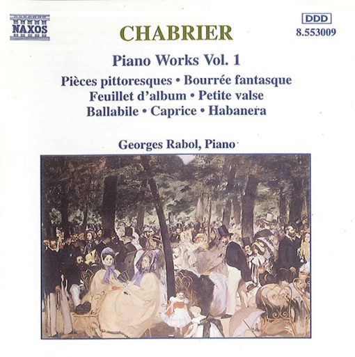 Emmanuel Chabrier, Georges Rabol - Piano Works Vol. 1 (CD) (Near Mint (NM or M-))