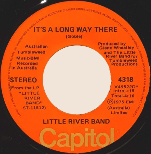 Little River Band - It's A Long Way There / Meanwhile (7", Single) (Near Mint (NM or M-))