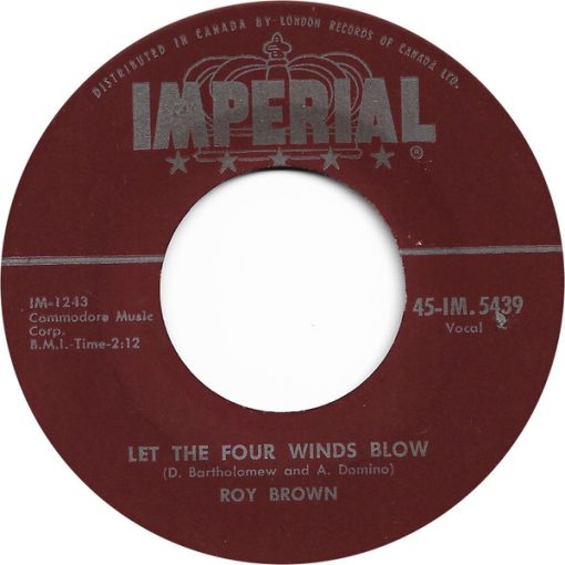 Roy Brown - Let The Four Winds Blow / Diddy-Y-Diddy-O (7", Single) (Near Mint (NM or M-))