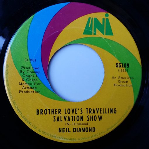 Neil Diamond - Brother Love's Travelling Salvation Show / A Modern Day Version Of Love (7", Single) (Near Mint (NM or M-))