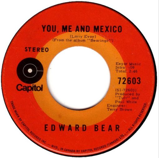 Edward Bear - You, Me And Mexico / Sinking Ship (7", Single) (Near Mint (NM or M-))