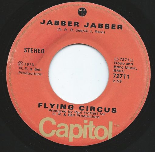 The Flying Circus - Jabber Jabber (7", Single) (Near Mint (NM or M-))