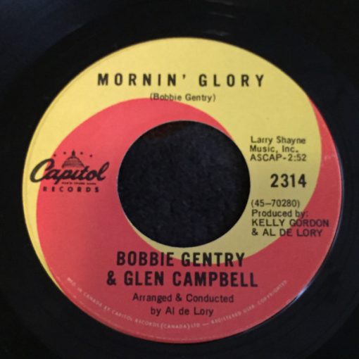 Bobbie Gentry & Glen Campbell - Mornin' Glory (7", Single) (Very Good Plus (VG+))