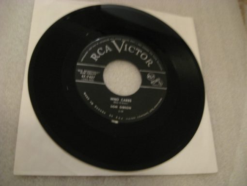 Don Gibson - Who Cares / A Stranger To Me (7", Single) (Near Mint (NM or M-))