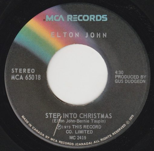 Elton John - Step Into Christmas (7", Single) (Near Mint (NM or M-))