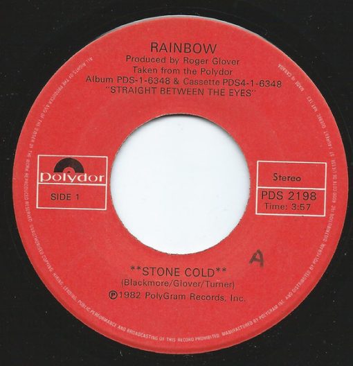 Rainbow - Stone Cold (7", Single) (Near Mint (NM or M-))