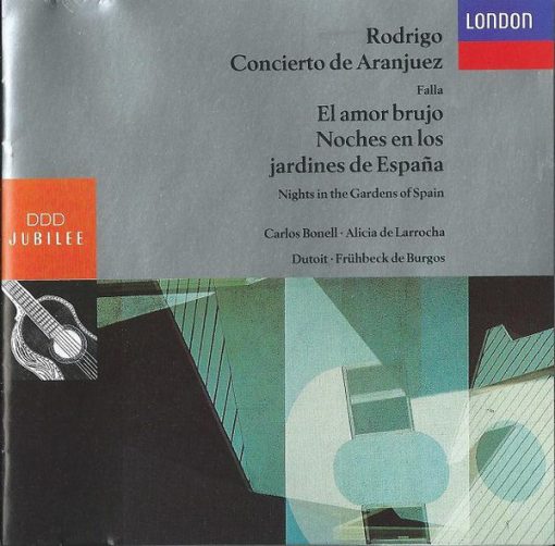 Joaquín Rodrigo, Manuel De Falla - Concierto De Aranjuez - El Amor Brujo - Noches En Los Jardines De España (CD, RE) (Near Mint (NM or M-))