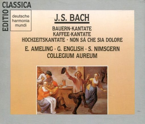 Johann Sebastian Bach, Elly Ameling, Gerald English, Siegmund Nimsgern, Collegium Aureum - Bauern-Kantate / Kaffee-Kantate / Hochzeitskantate / Non Sà Che Sia Dolore (2xCD, RE) (Very Good Plus (VG+))