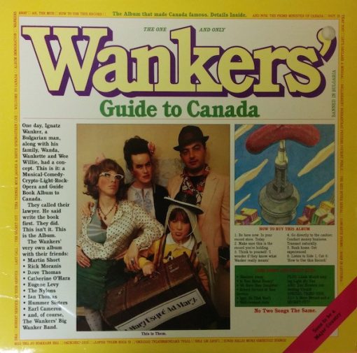 The Wankers (2) - Wanker's Guide To Canada (LP, Album) (Mint (M))