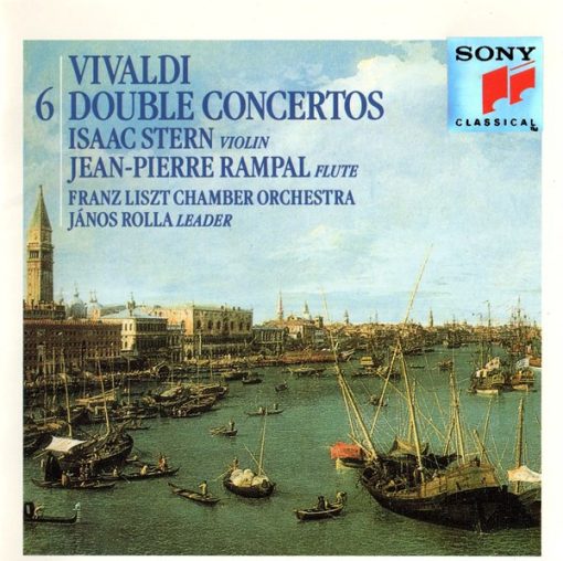 Antonio Vivaldi : Isaac Stern, Jean-Pierre Rampal, Liszt Ferenc Chamber Orchestra - János Rolla - 6 Double Concertos For Flute, Strings & Harpsichord (CD, Album) (Near Mint (NM or M-))