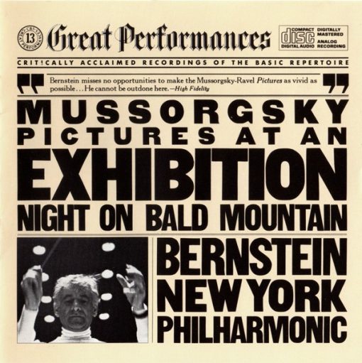 Modest Mussorgsky : Leonard Bernstein, New York Philharmonic - Pictures At An Exhibition / Night On Bald Mountain (CD, Comp, RE) (Near Mint (NM or M-))