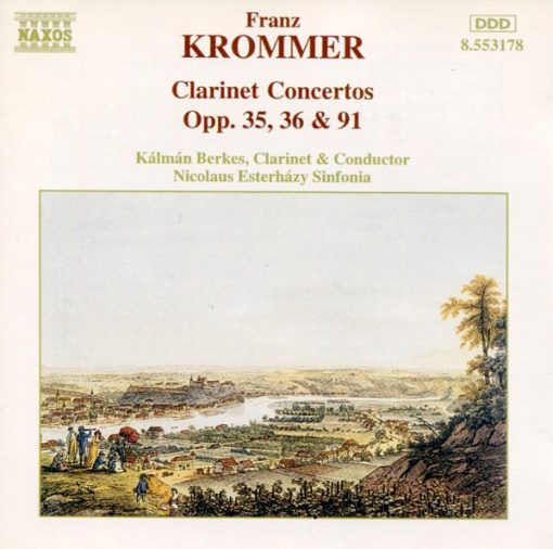 František Vincenc Kramář - Krommer, Kálmán Berkes, Nicolaus Esterházy Sinfonia - Clarinet Concertos Opp. 35, 36 & 91 (CD, Album) (Near Mint (NM or M-))