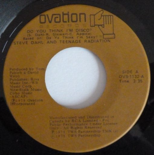 Steve Dahl & Teenage Radiation - Do You Think I'm Disco (7", Single) (Near Mint (NM or M-))