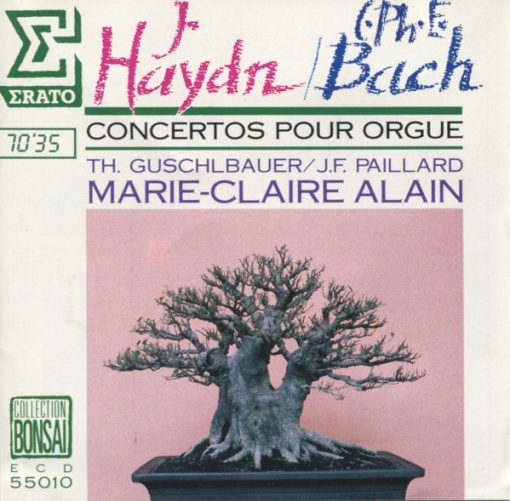 Joseph Haydn / Carl Philipp Emanuel Bach - Theodor Guschlbauer / Jean-François Paillard / Marie-Claire Alain - Concertos Pour Orgue (CD, Comp) (Near Mint (NM or M-))