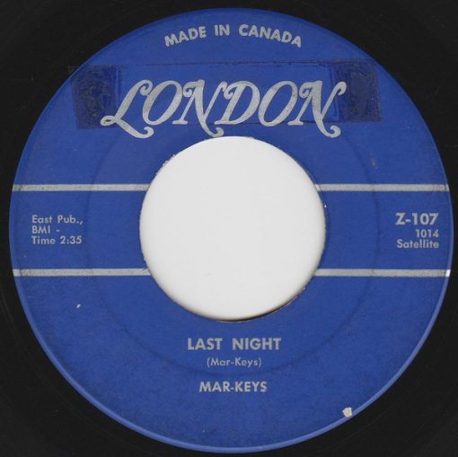 The Mar-Keys - Last Night / Night Before (7", Single) (Near Mint (NM or M-))