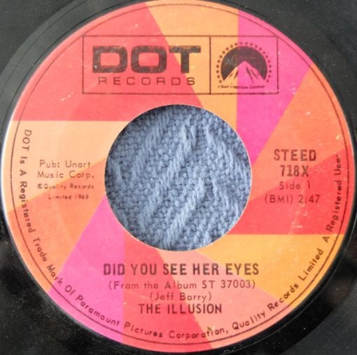 The Illusion - Did You See Her Eyes (7", Single) (Near Mint (NM or M-))