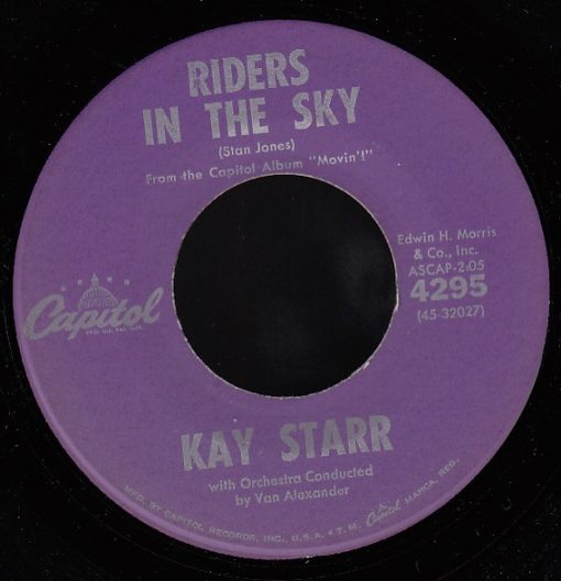 Kay Starr - Riders In The Sky / Night Train (7") (Near Mint (NM or M-))