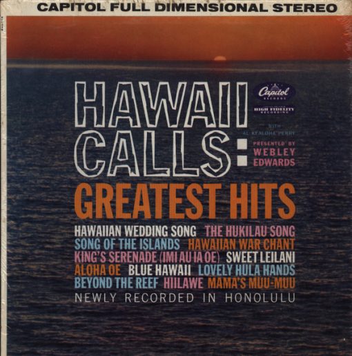 Webley Edwards With Al Kealoha Perry - Hawaii Calls: Greatest Hits (LP, Album) (Mint (M))