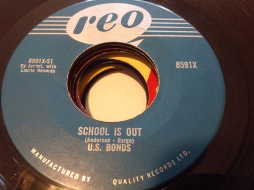 Gary U.S. Bonds - School Is Out / One Million Tears (7", Single) (Near Mint (NM or M-))