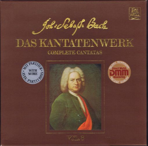 Johann Sebastian Bach - Das Kantatenwerk · Complete Cantatas | BWV 28-30 | Vol. 8 (2xLP + Box) (Near Mint (NM or M-))