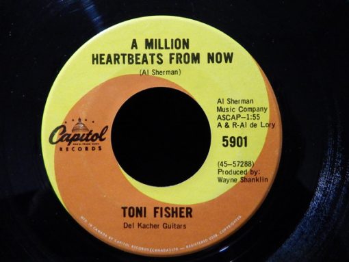 Toni Fisher, Del Kacher - A Million Heartbeats From Now (7") (Near Mint (NM or M-))