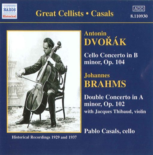 Antonín Dvořák, Johannes Brahms, Pablo Casals - Cello Concerto • Double Concerto (CD, Comp, Mono) (Near Mint (NM or M-))