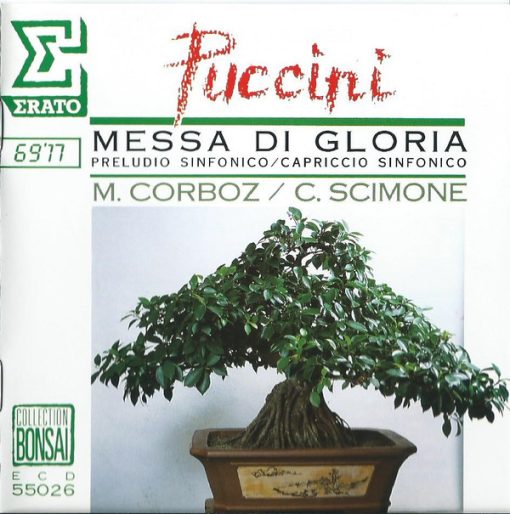 Giacomo Puccini - Michel Corboz / Claudio Scimone - Messa Di Gloria / Preludio Sinfonico / Capriccio Sinfonico (CD) (Near Mint (NM or M-))