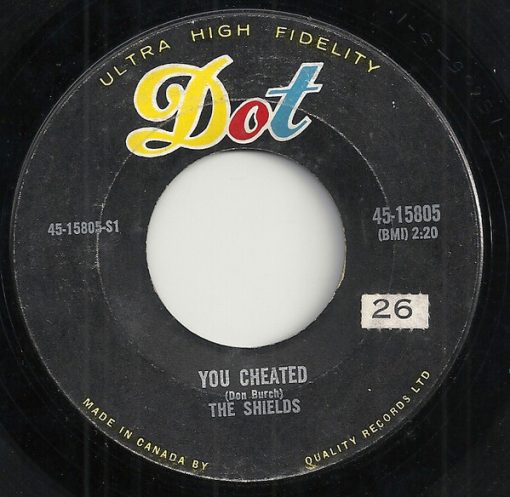 The Shields - You Cheated / That's The Way It's Gonna Be (7", Single) (Near Mint (NM or M-))