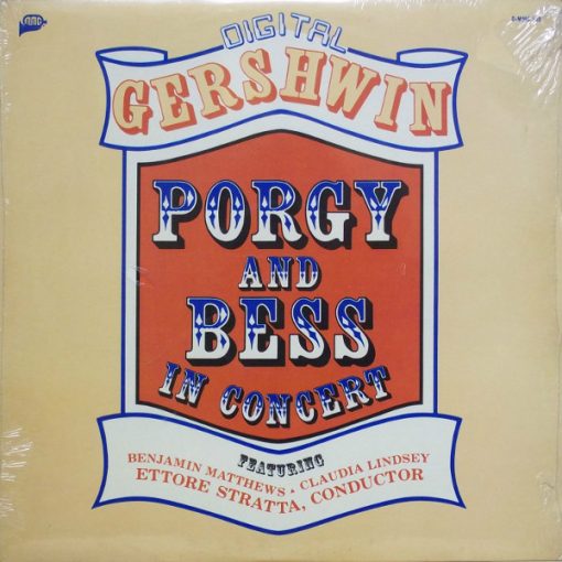 George Gershwin - Ettore Stratta, Slovak Philharmonic Orchestra Featuring Benjamin Matthews, Claudia Lindsey - Porgy And Bess - In Concert (LP, Album) (Mint (M))