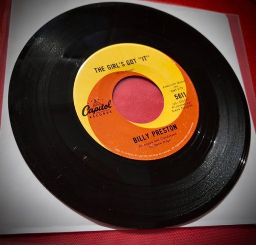 Billy Preston - The Girl's Got "It" (7") (Good Plus (G+))