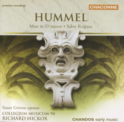 Johann Nepomuk Hummel, Susan Gritton, Collegium Musicum 90, Richard Hickox - Mass In D Minor • Salve Regina (CD, Album) (Near Mint (NM or M-))