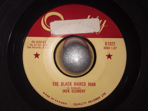 Jack Clement - The Black Haired Man (7") (Very Good Plus (VG+))