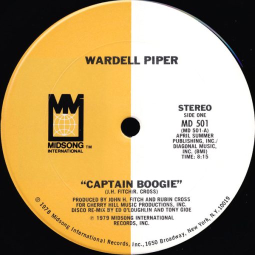 Wardell Piper - Captain Boogie (12") (Mint (M))