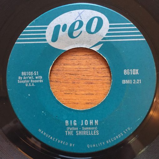 The Shirelles - Big John / Twenty-One (7", Single) (Very Good Plus (VG+))