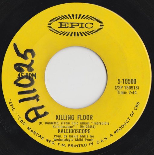 Kaleidoscope (3) - Killing Floor / Lie To Me (7") (Very Good Plus (VG+))