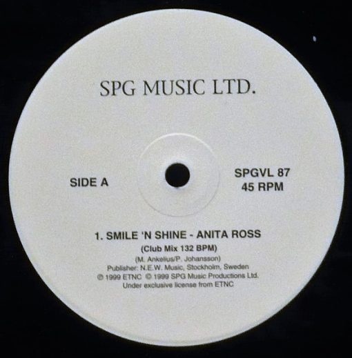 Anita Ross / Sarah Moore (4) / T.Sign - Smile 'N Shine / Dreaming Of The Night / Have A Cigar (12", Single) (Mint (M))