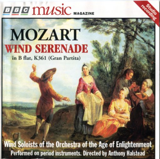 Wolfgang Amadeus Mozart – Orchestra Of The Age Of Enlightenment, Anthony Halstead - Wind Serenade in B Flat, K361 (Gran Partita) (CD, Album) (Near Mint (NM or M-))