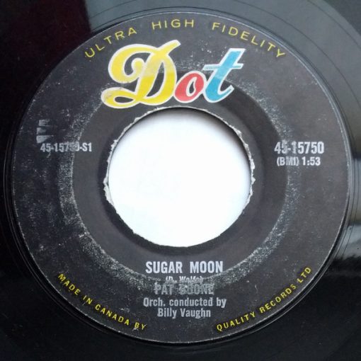 Pat Boone - Sugar Moon / Cherie, I Love You (7", Single) (Near Mint (NM or M-))