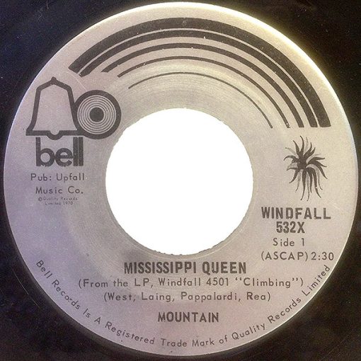 Mountain - Mississippi Queen (7", Single) (Near Mint (NM or M-))