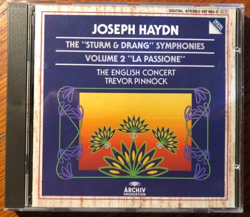 Joseph Haydn, The English Concert, Trevor Pinnock - The "Sturm & Drang" Symphonies - Volume 2 "La Passione" (CD, Album) (Near Mint (NM or M-))