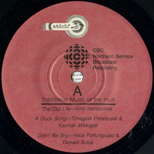 Various - Traditional Music Of the Inuit / Uniaqtut (7") (Near Mint (NM or M-))