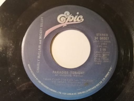 Charly McClain And Mickey Gilley / Charly McClain - Paradise Tonight / The Four Seasons Of Love (7", Single) (Near Mint (NM or M-))