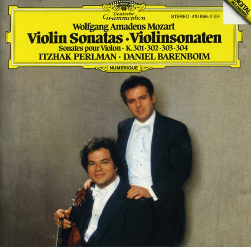 Wolfgang Amadeus Mozart - Itzhak Perlman · Daniel Barenboim - Violin Sonatas = Violinsonaten = Sonates Pour Violon K. 301 302 303 304 (CD) (Very Good Plus (VG+))