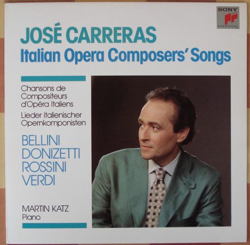 José Carreras - Italian Opera Composers' Songs (LP, Album) (Near Mint (NM or M-))