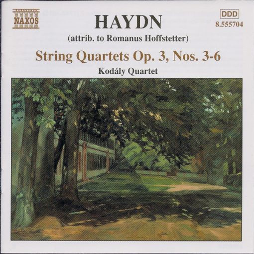 Joseph Haydn (Attrib. To Roman Hoffstetter ) / Kodály Quartet - String Quartets Op. 3, Nos. 3-6 (CD, Album) (Near Mint (NM or M-))