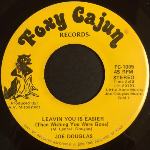 Joe Douglas (2) - Leaving You Is Easier / Louisiana Joe (7", Single) (Very Good Plus (VG+))