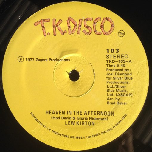 Lew Kirton - Heaven In The Afternoon (12") (Mint (M))